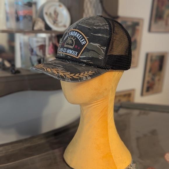 Butt Snorkeler Trucker Hat Naval Style - Picture 7 of 11